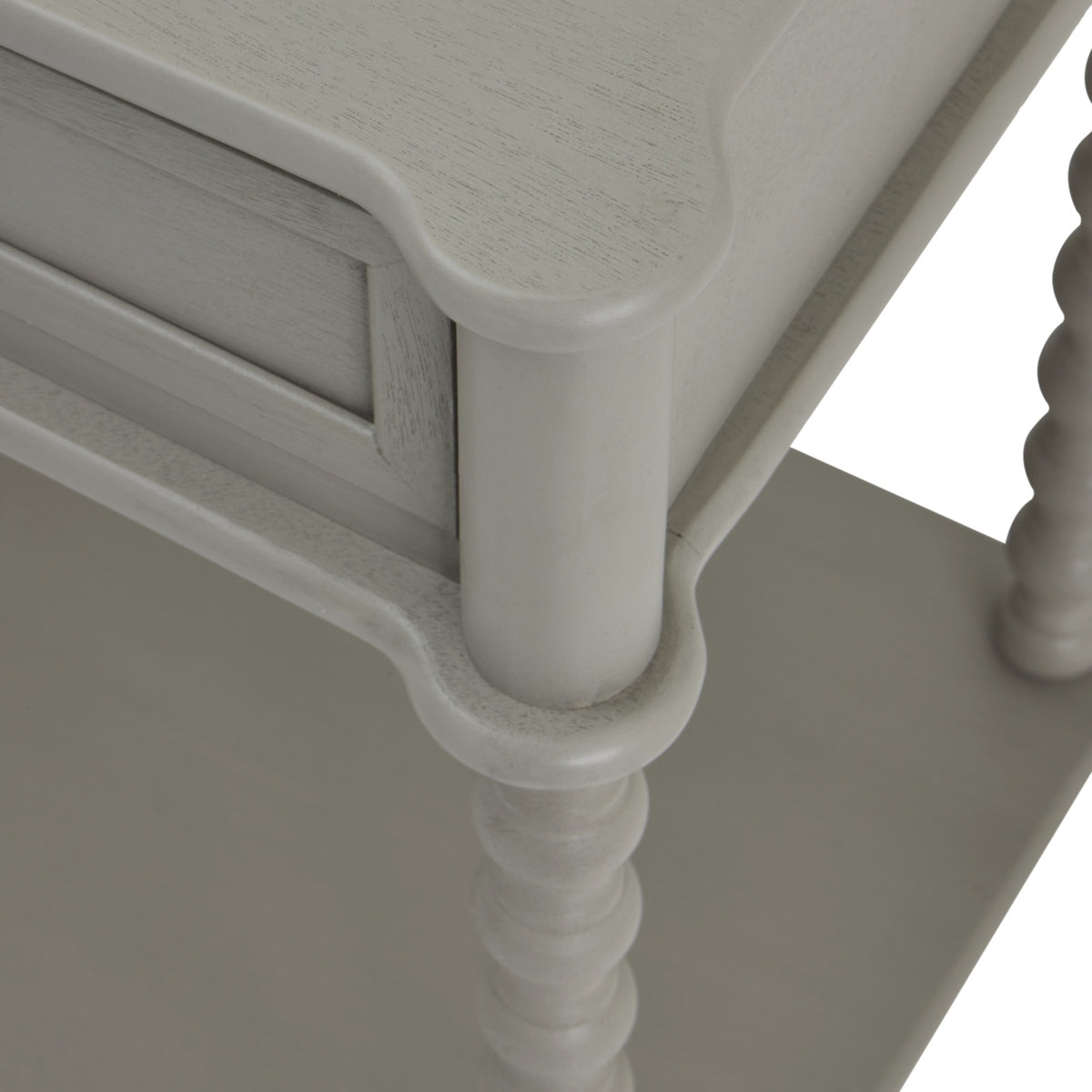 Camden Collection Large Two Drawer Console Table - Grey