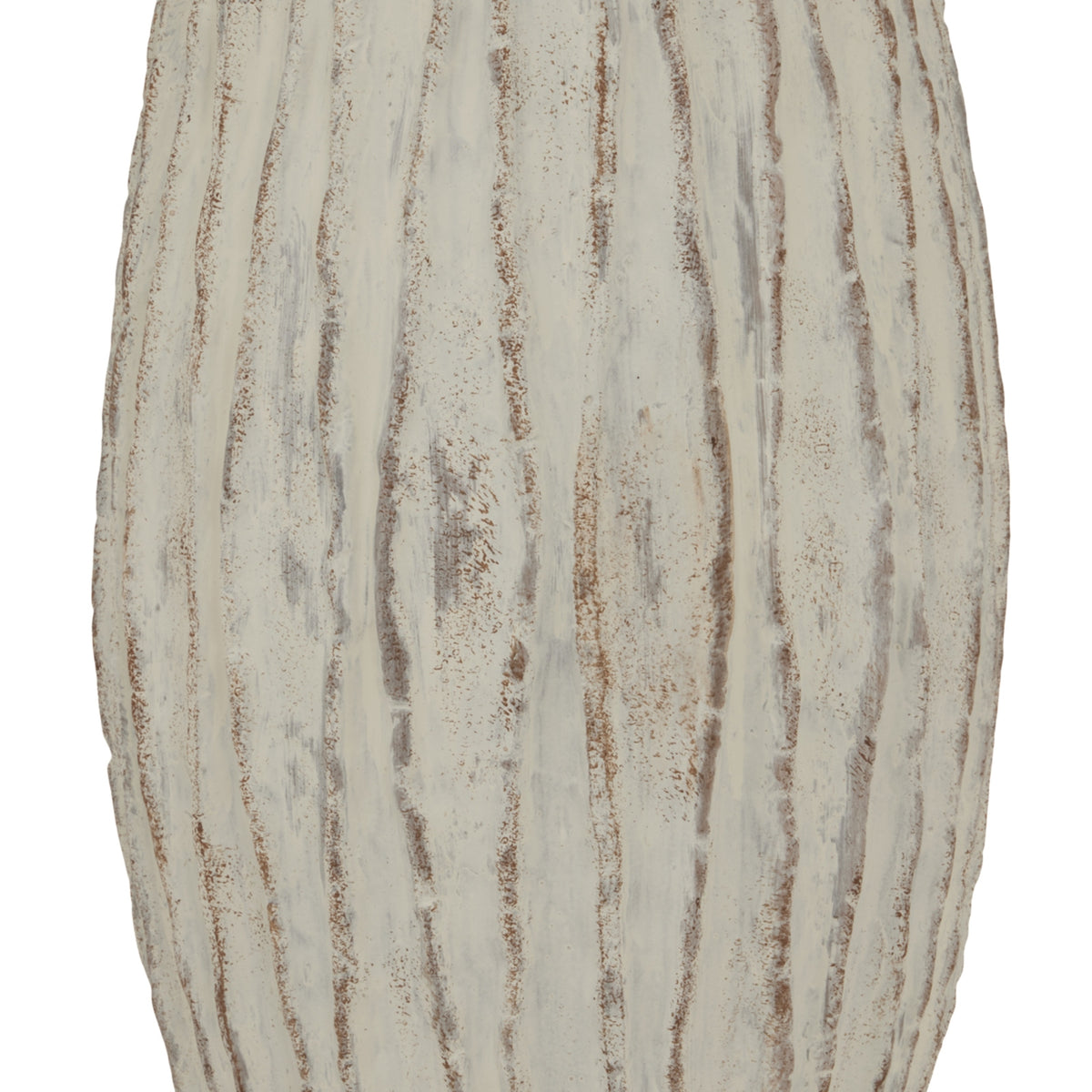 Lorenzo Large Fin Vase - White