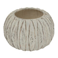Lorenzo Rotund Fin Vase - White