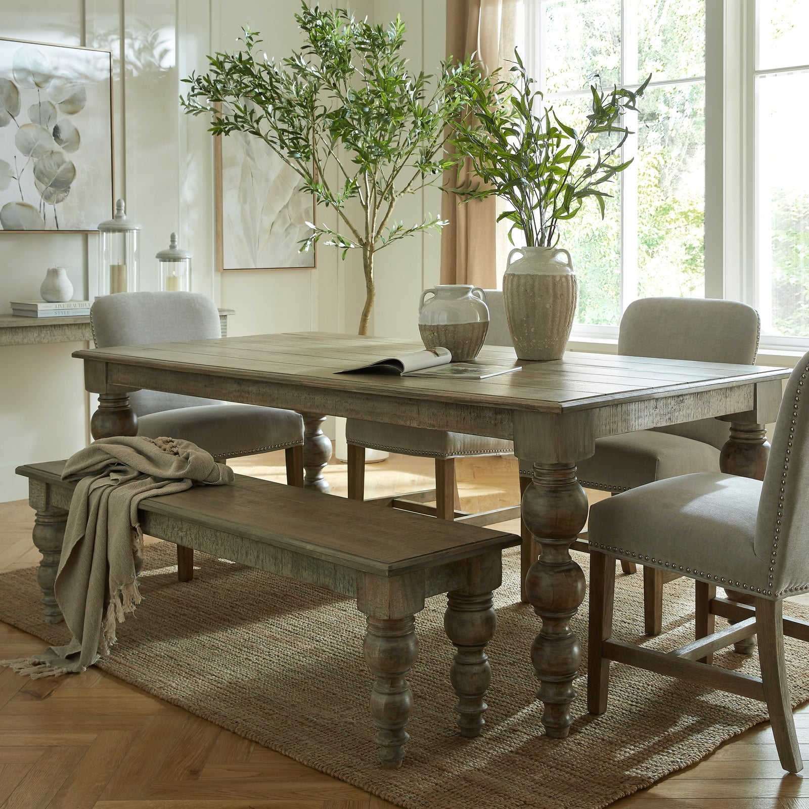 Rutland Collection Rectangular Bench