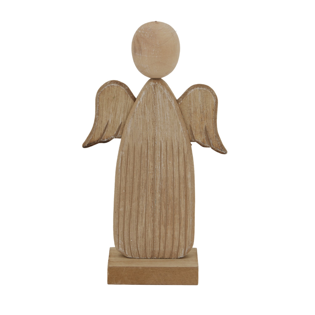 Large Natural Rustic Angel - Brown