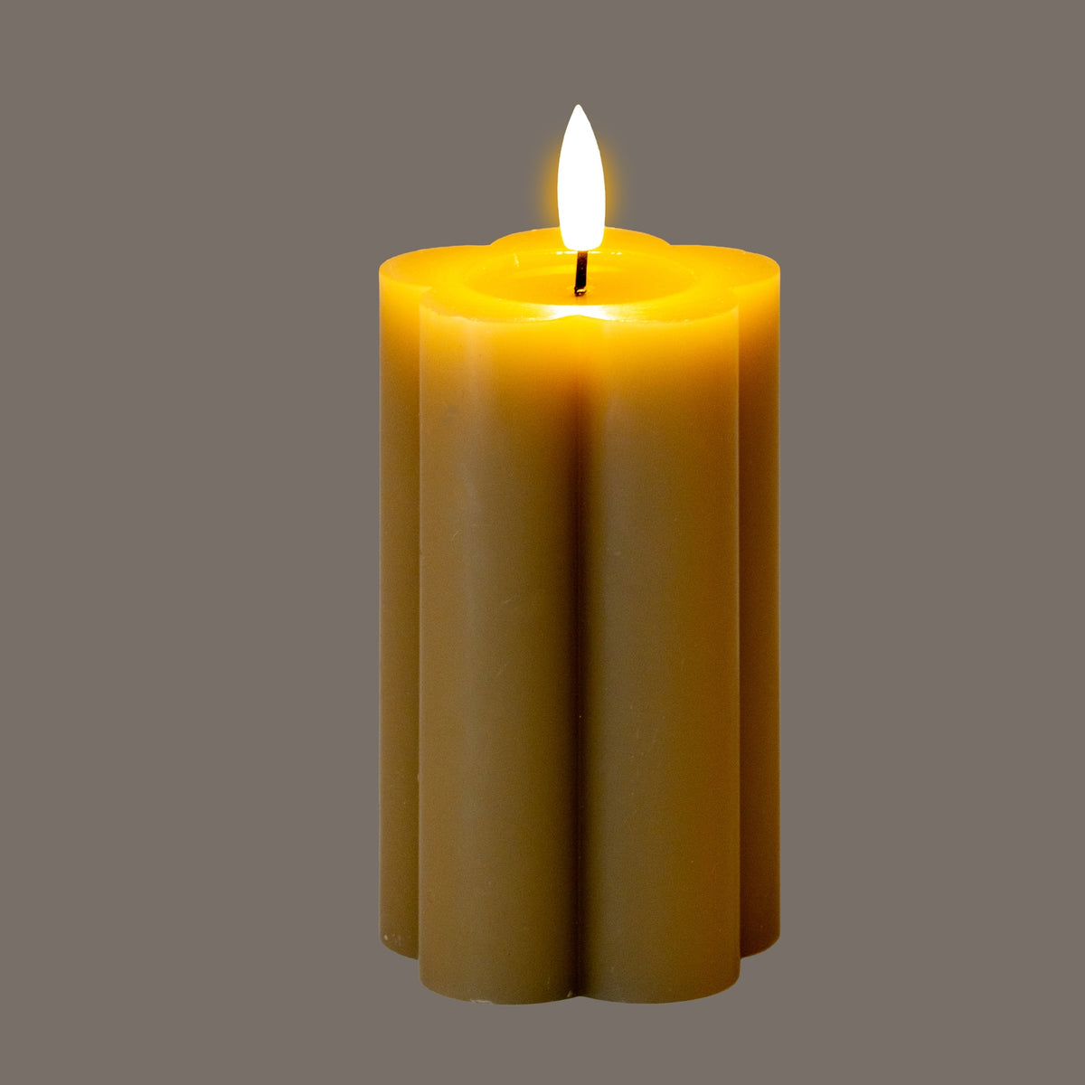 Luxe Collection Natural Glow 2.75X5 Stone Led Candle