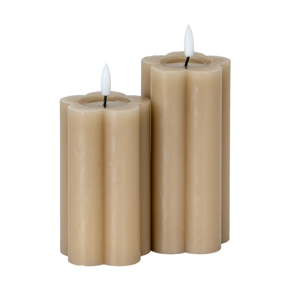 Luxe Collection Natural Glow 2.75X5 Stone Led Candle