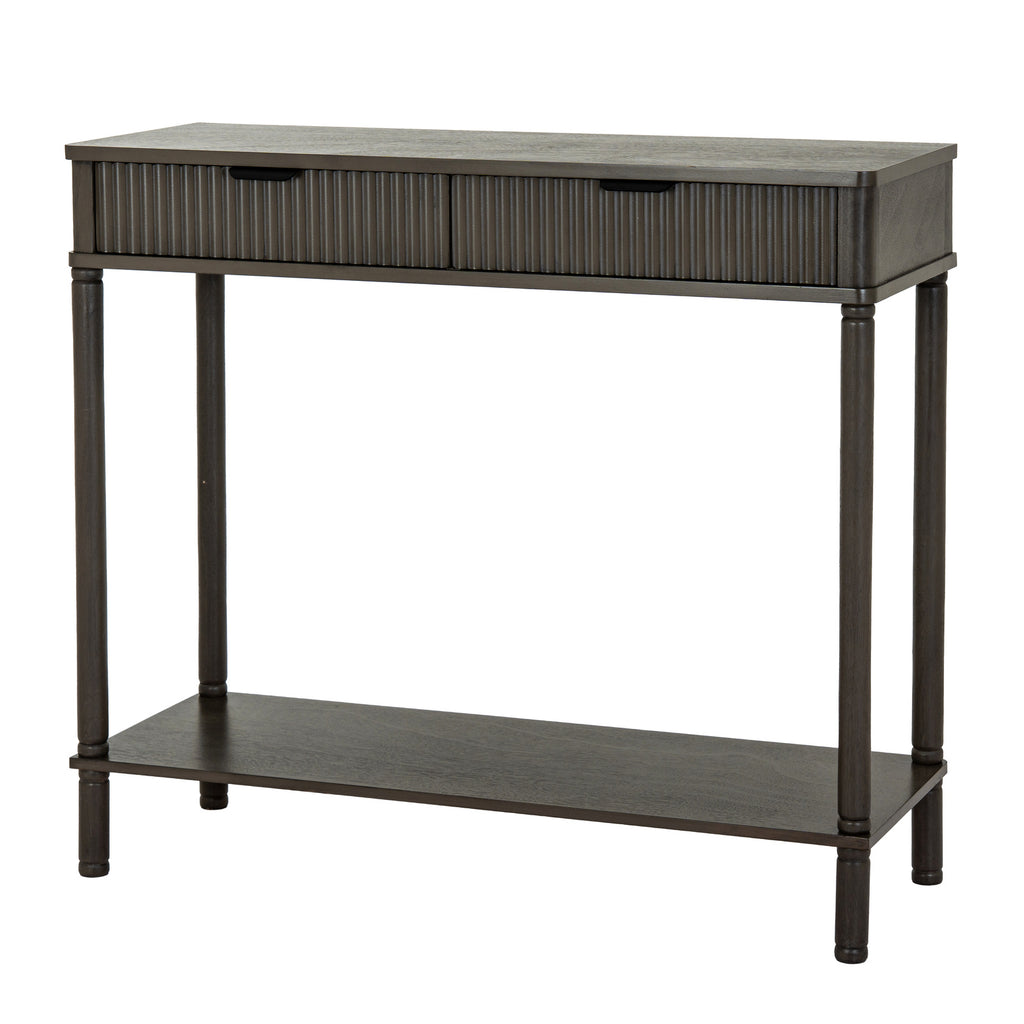 Reed Collection Two Drawer Console - Brown