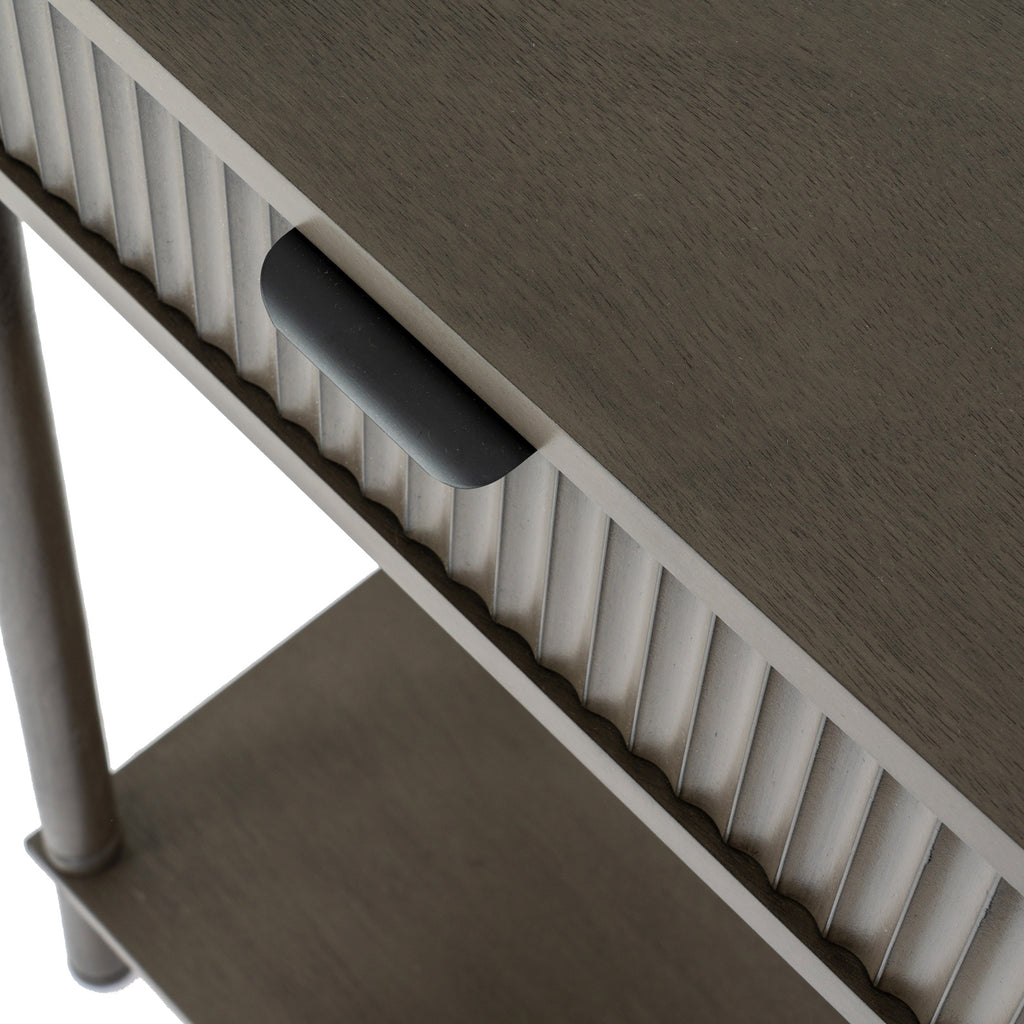 Reed Collection Two Drawer Console - Brown