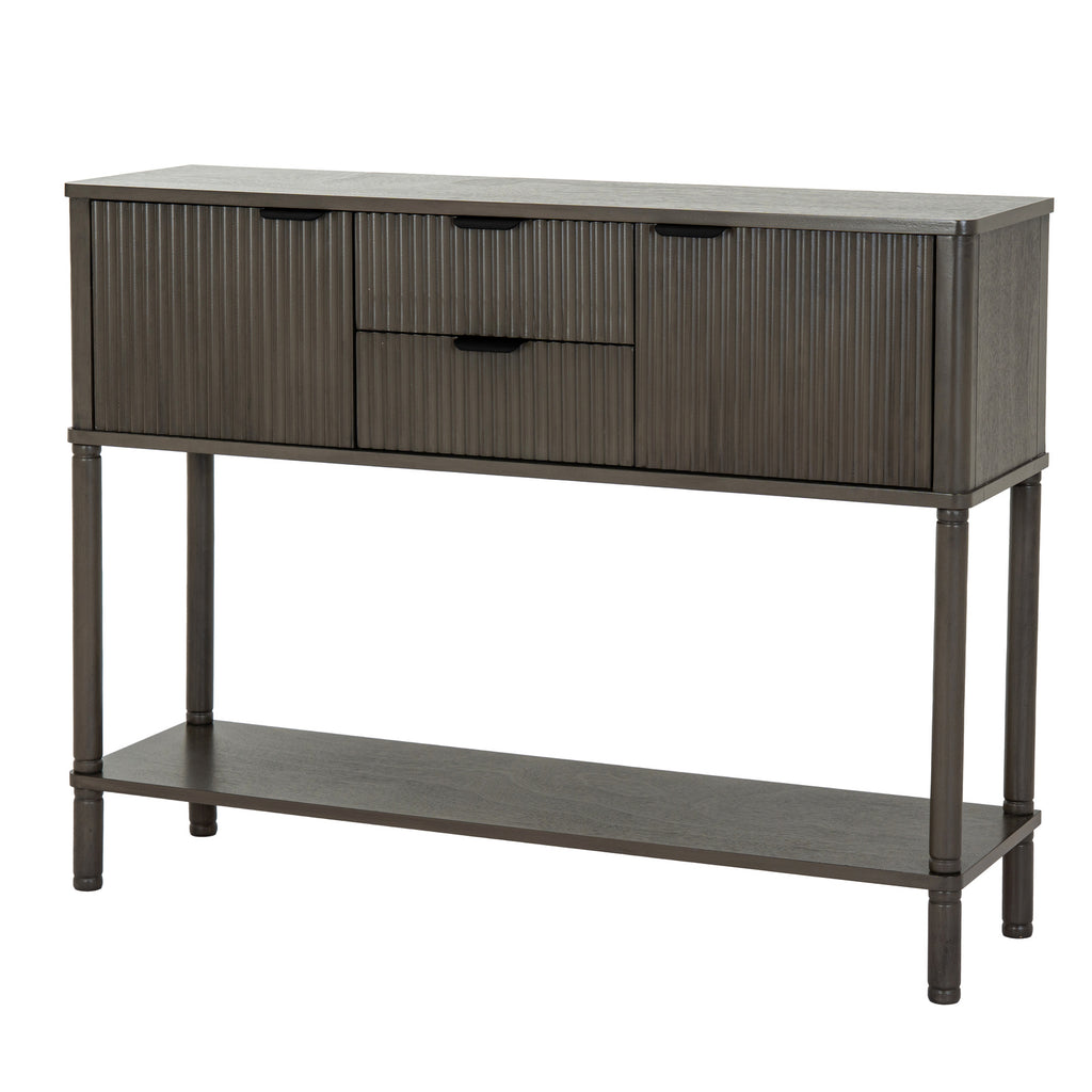 Reed Collection Two Drawer Two Door Console - Brown