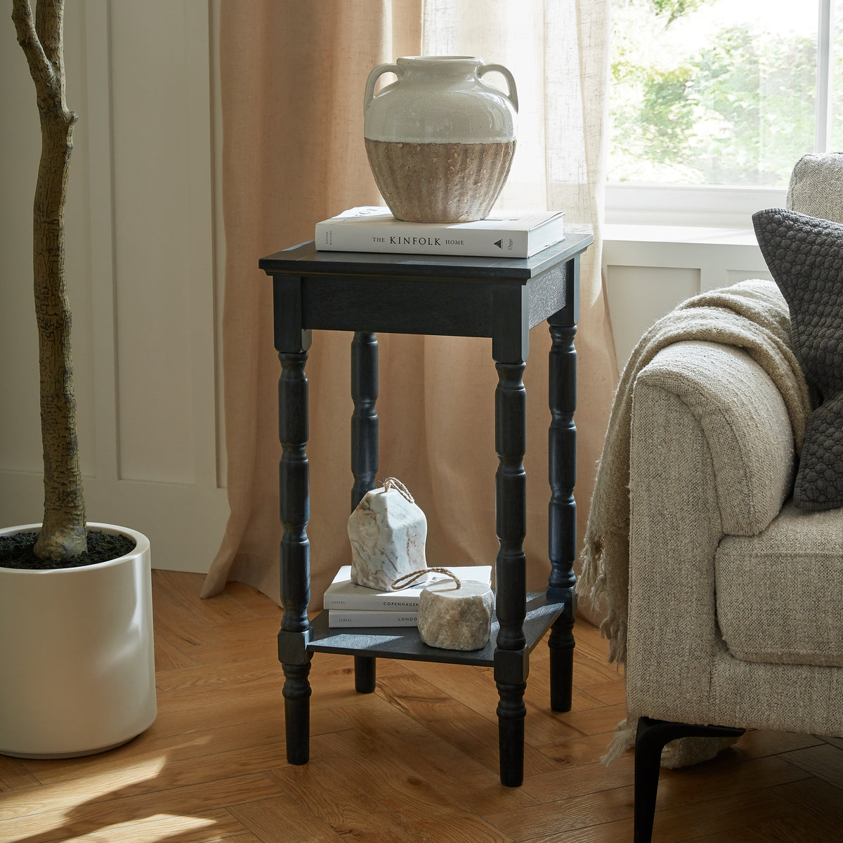 Contour Collection Four Drawer Side Table