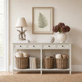 Belmont Collection Four Drawer Console