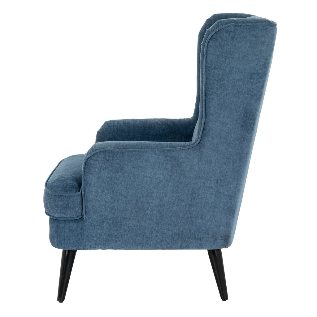 Vellis Wingback Armchair - Blue