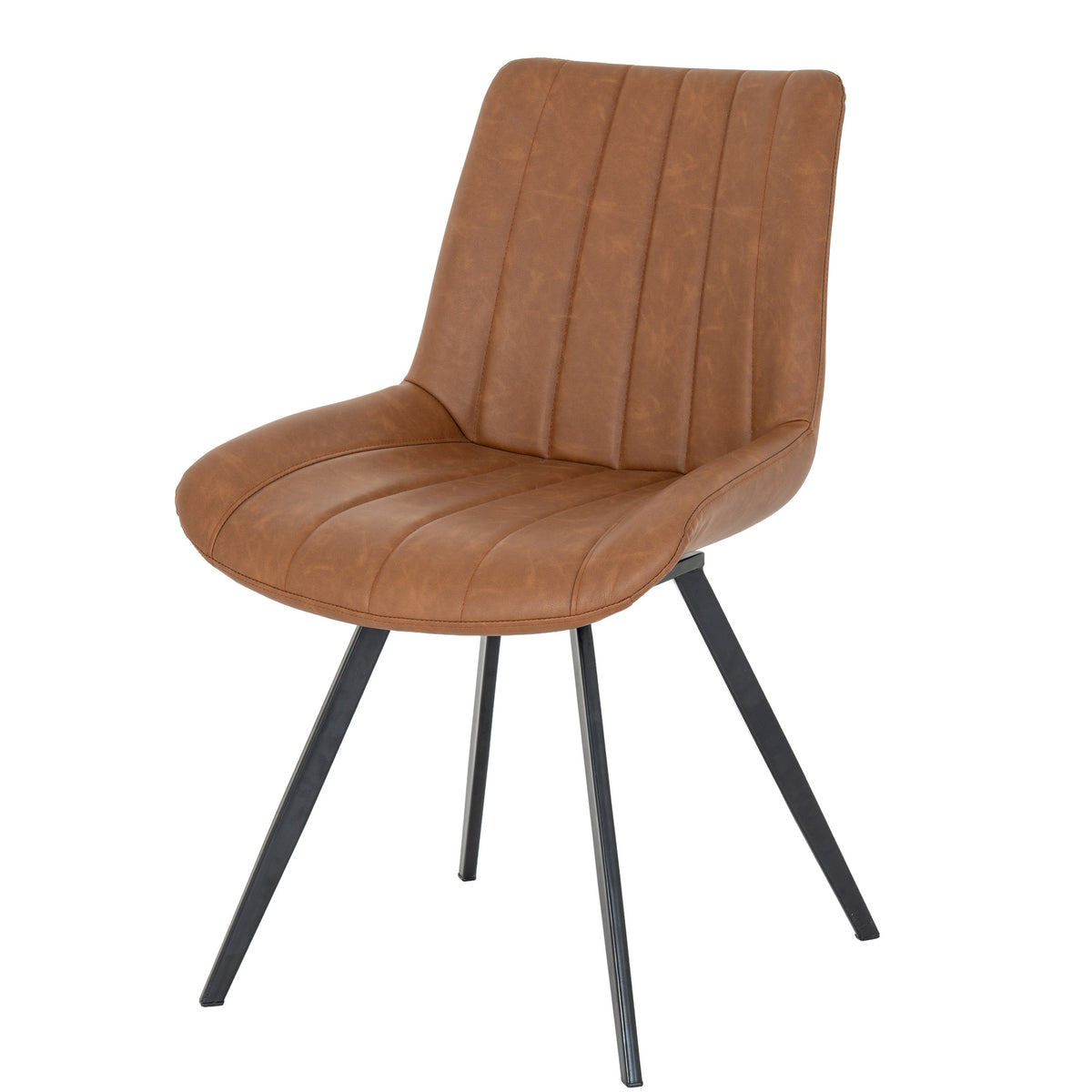 Malmo Tan Swivel Dining Chair, alternative view