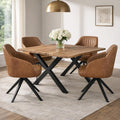 Uppsala Tan Chair - Brown