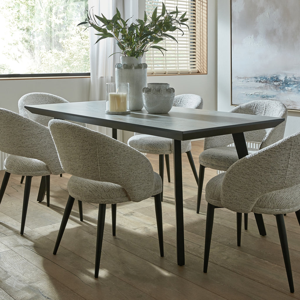 Stellen Rectangular Dining Table - Black