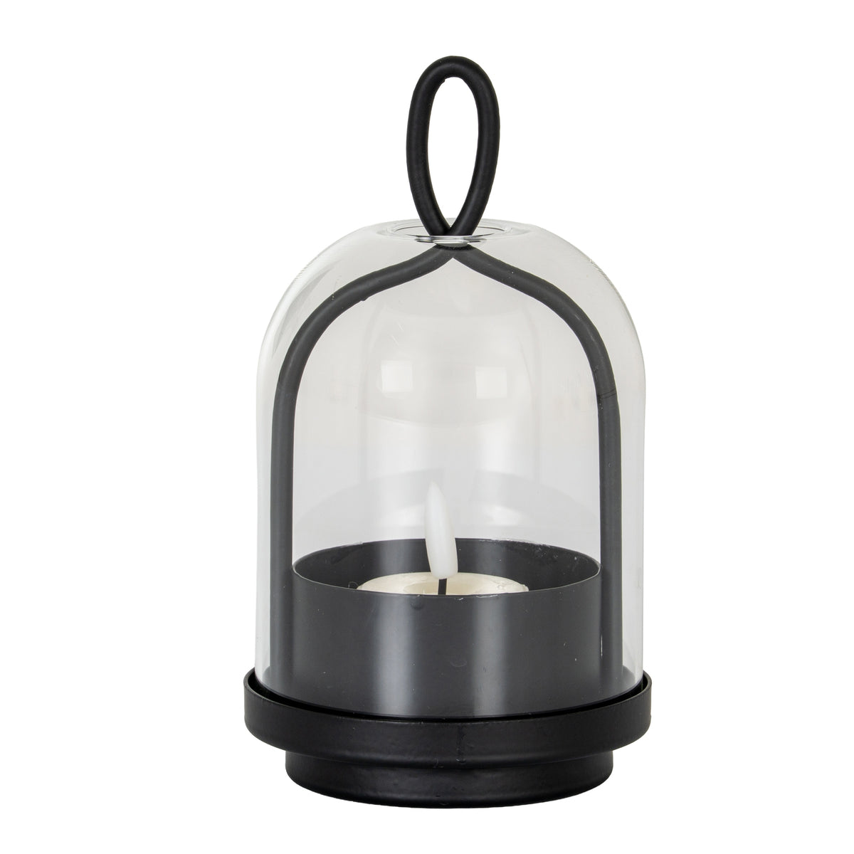 Nyx Large Candle Holder with Glass Cloche, alternative view