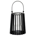 Lynk Small Lantern with Handle and Glass Candle Holder