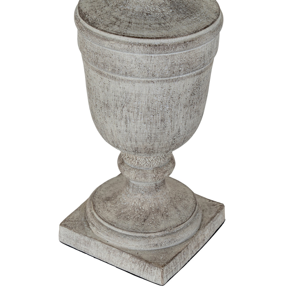 Ossia Table Lamp with Linen Shade - Grey
