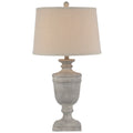 Ossia Table Lamp with Linen Shade - Grey