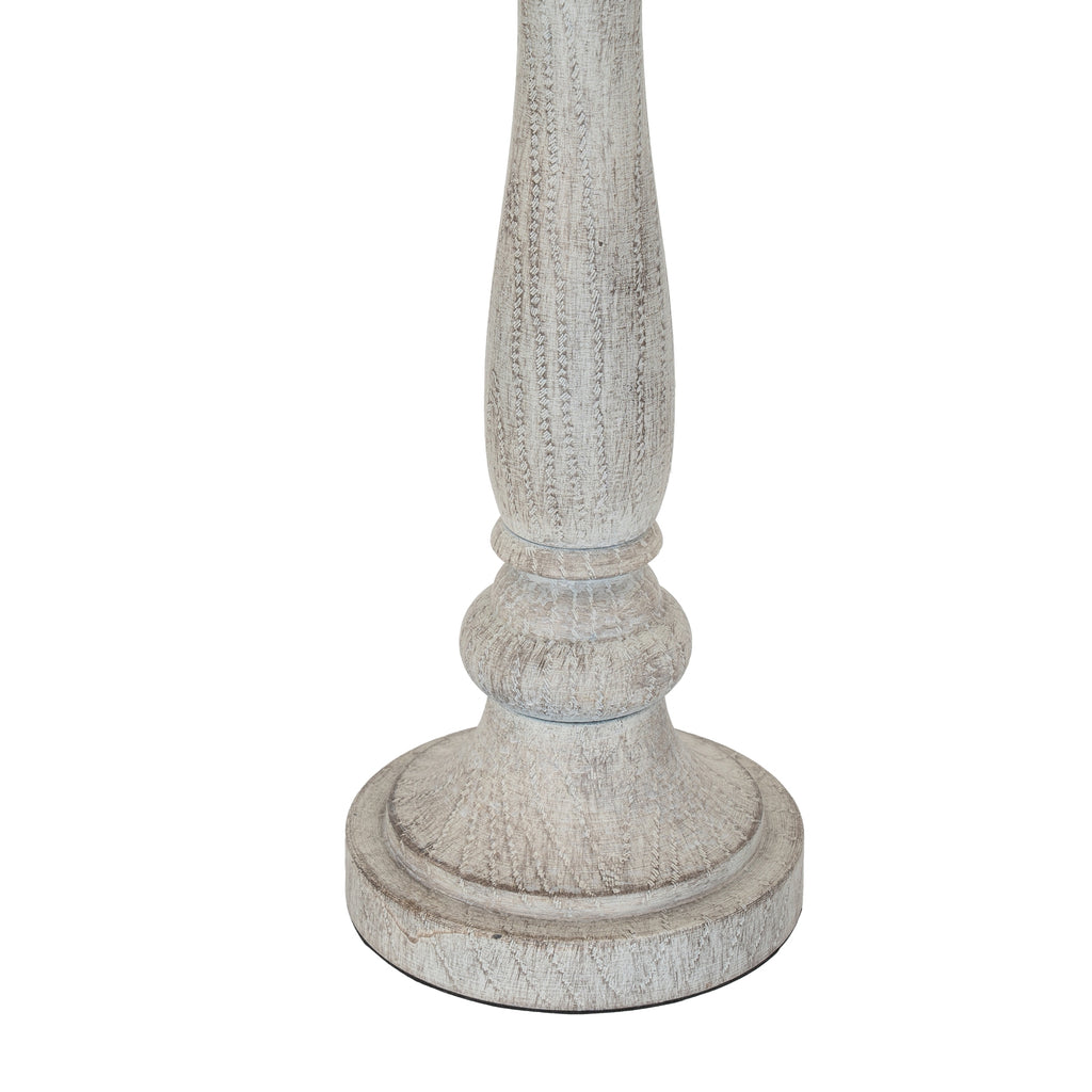 Stellatable Lamp with Linen Shade - White