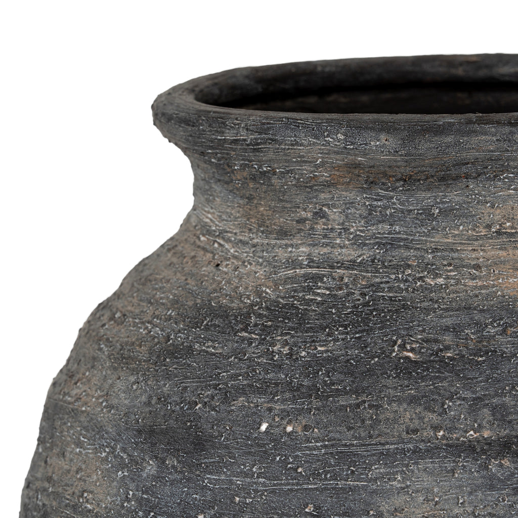 Marra Medium Olpe Vase - Black
