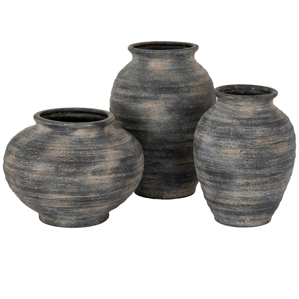 Marra Squat Vase - Black