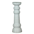 Sile Large Pillar Candle Holder - White