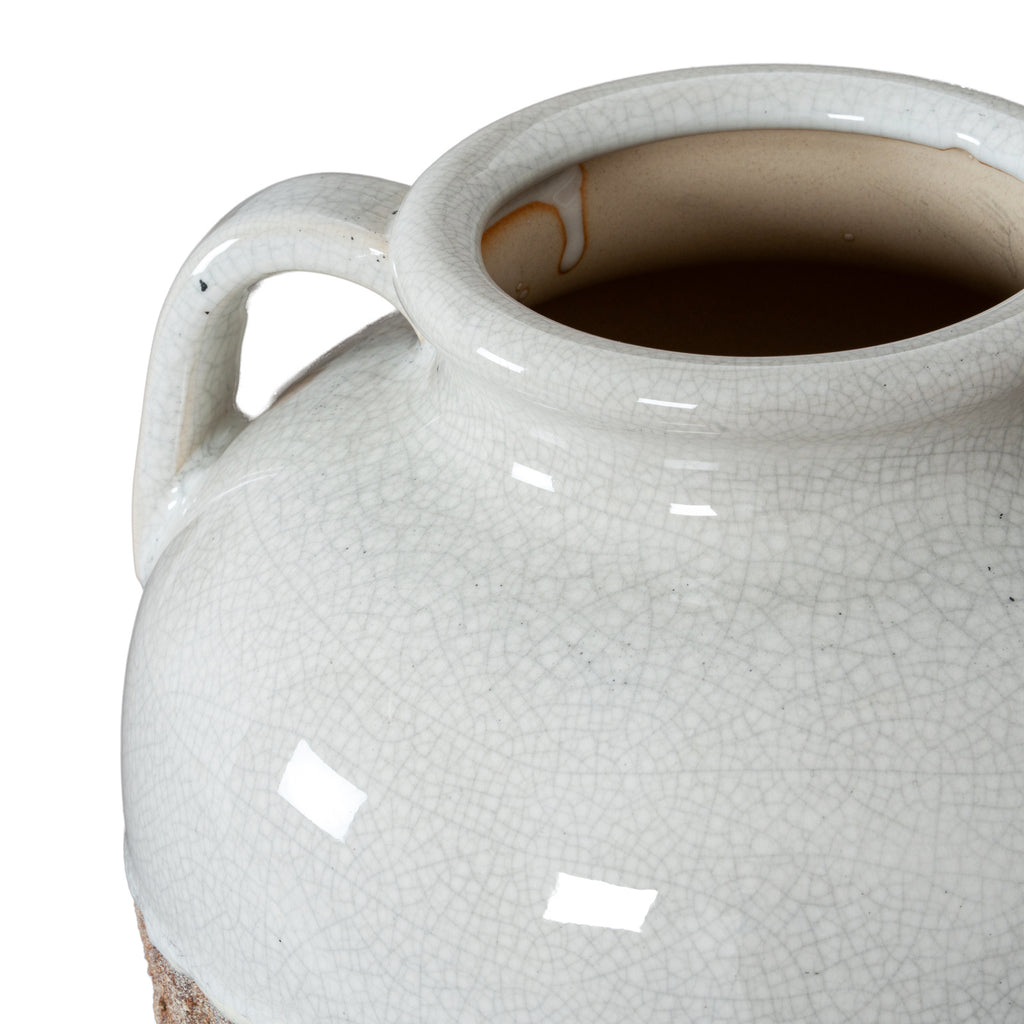 Thorne Medium Amphora Vase - White