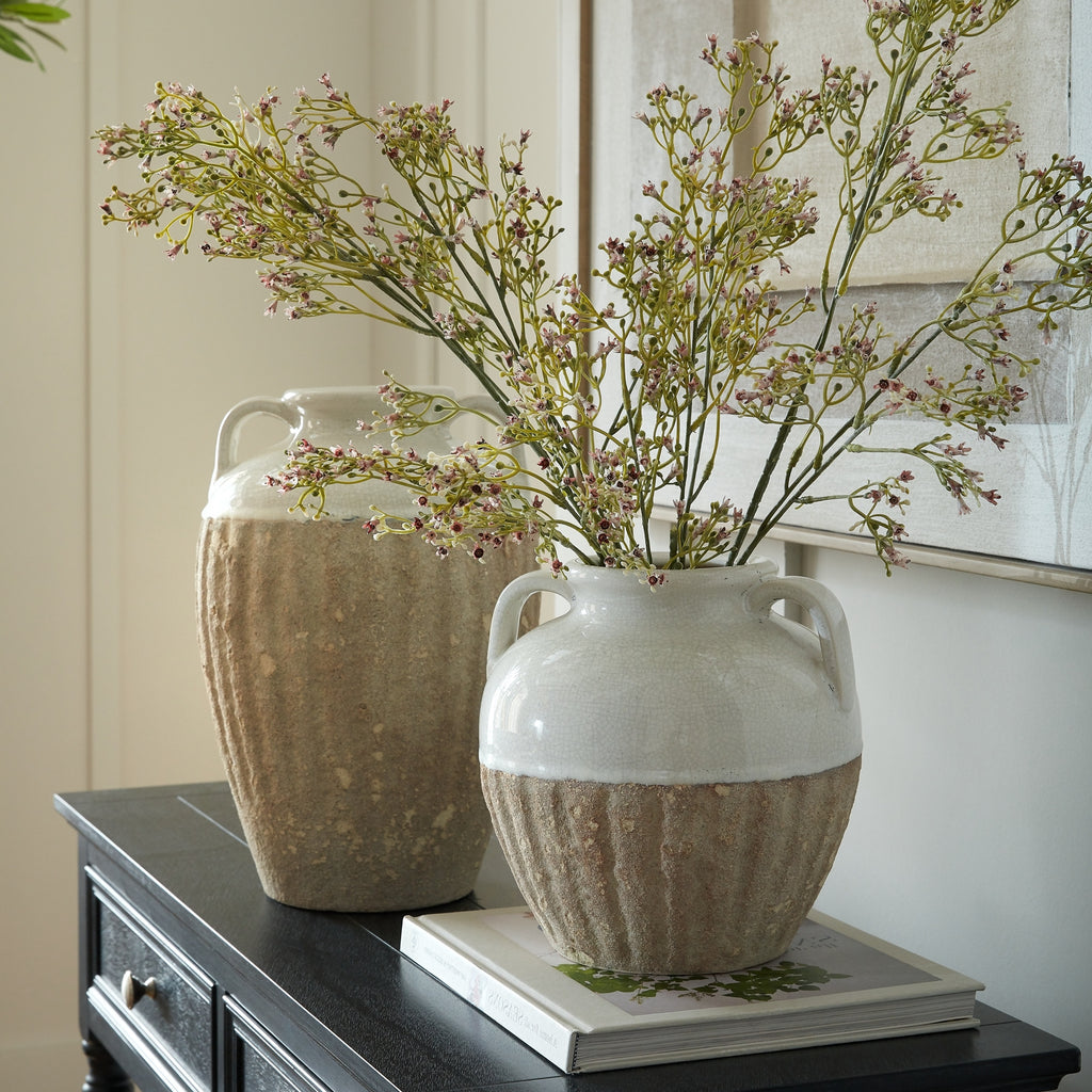 Thorne Medium Amphora Vase - White