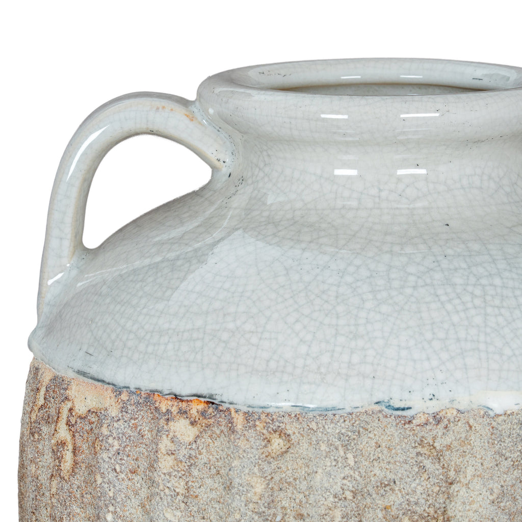Thorne Large Amphora Vase - White