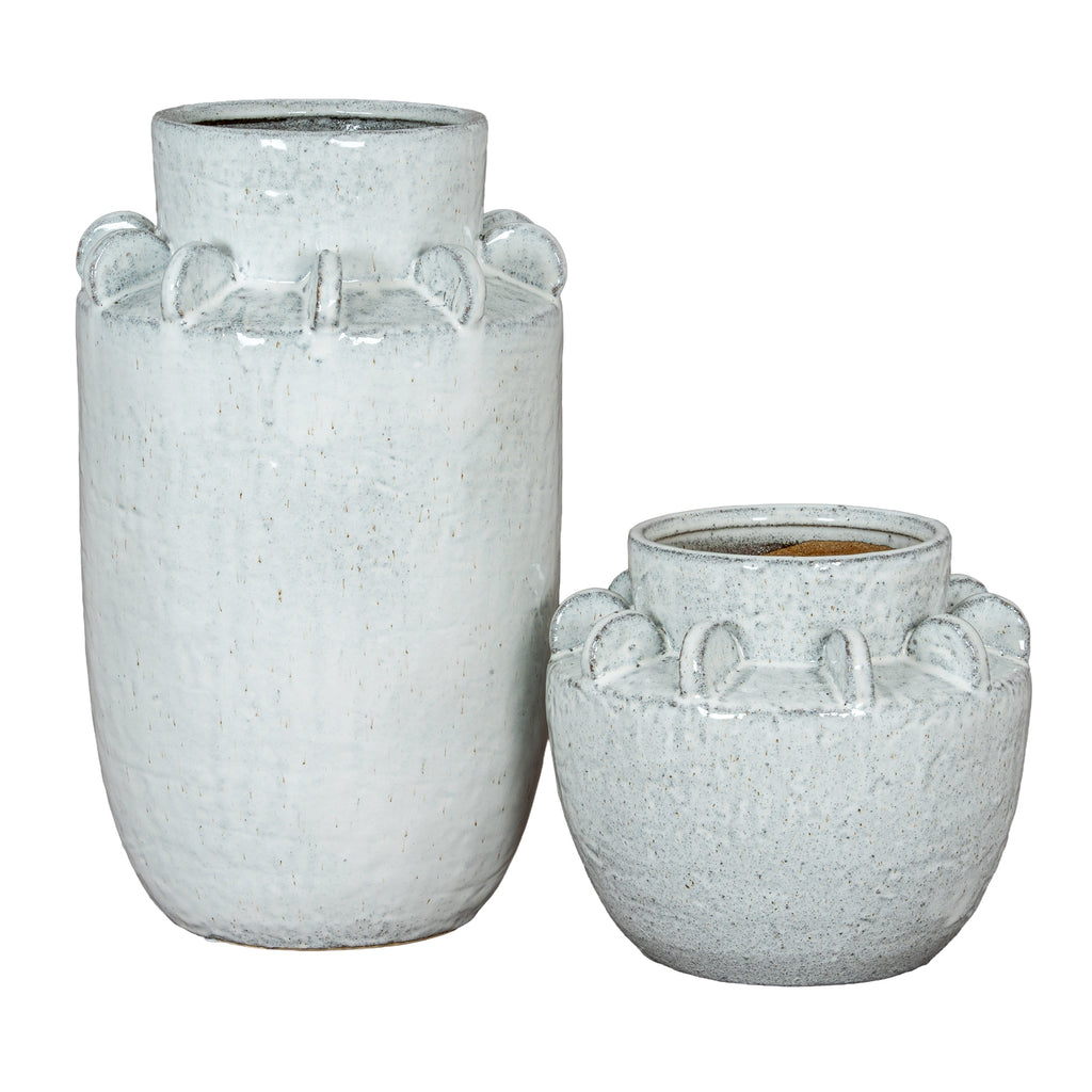 Dara Large Hydria Vase - White