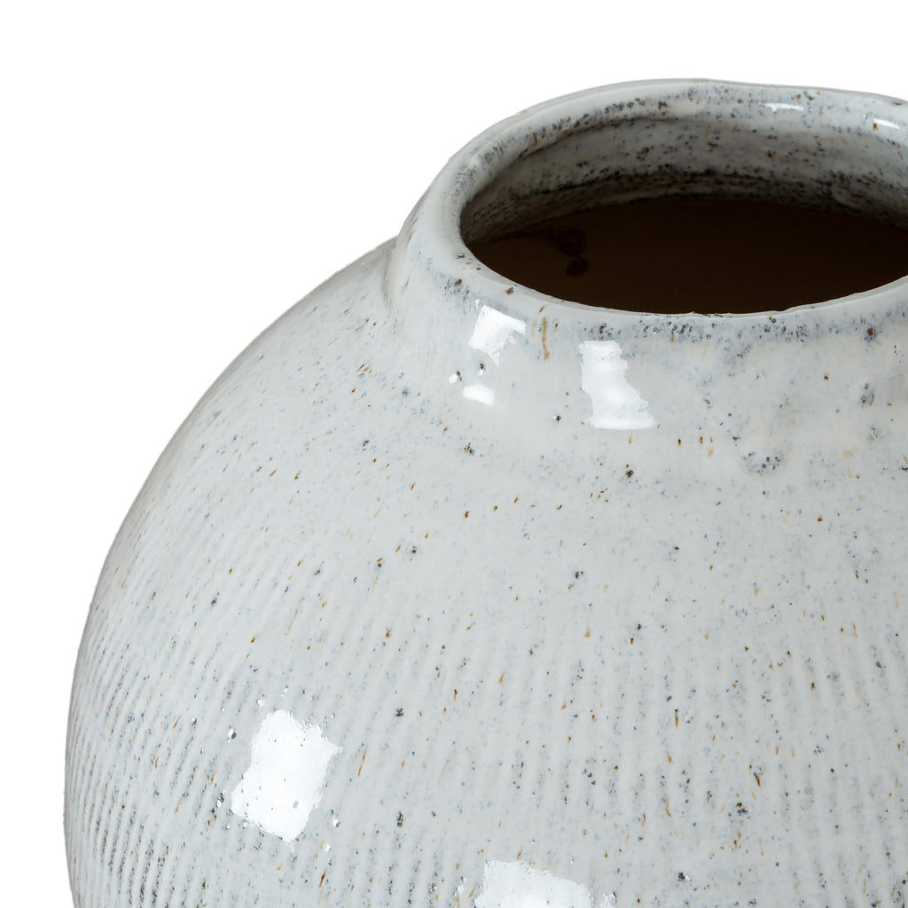 Kemi Large Olpe Vase - White