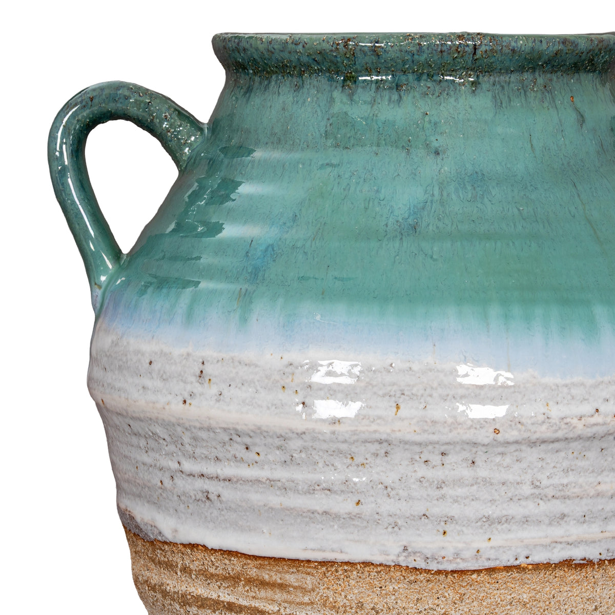 Fen Amphora Vase - White