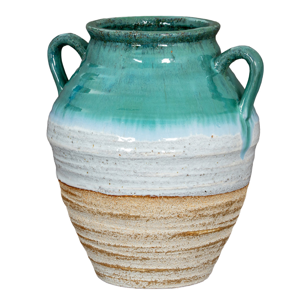 Fen Amphora Vase - White