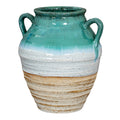 Fen Amphora Vase - White