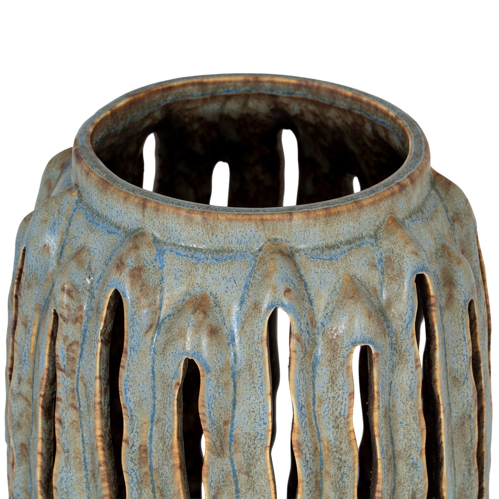 Capella Lantern Candle Holder - Grey