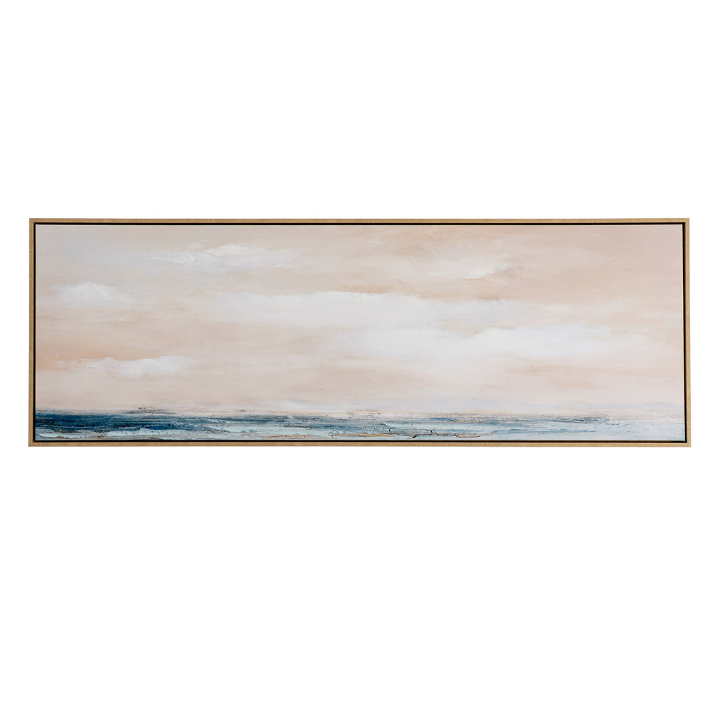 Ondra Hand Painted Canvas In Frame - Multi-coloured