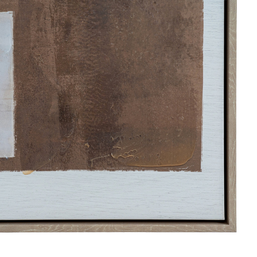 Sedora Hand Painted Canvas In Frame - Multi-coloured