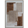 Sedora Hand Painted Canvas In Frame - Multi-coloured
