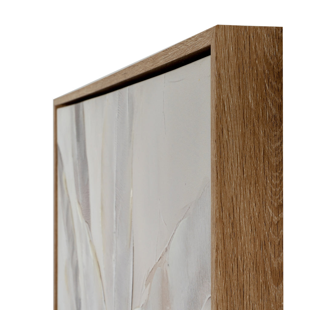Folira Hand Painted Canvas In Frame - Multi-coloured