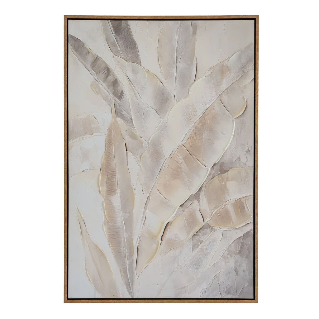 Folira Hand Painted Canvas In Frame - Multi-coloured