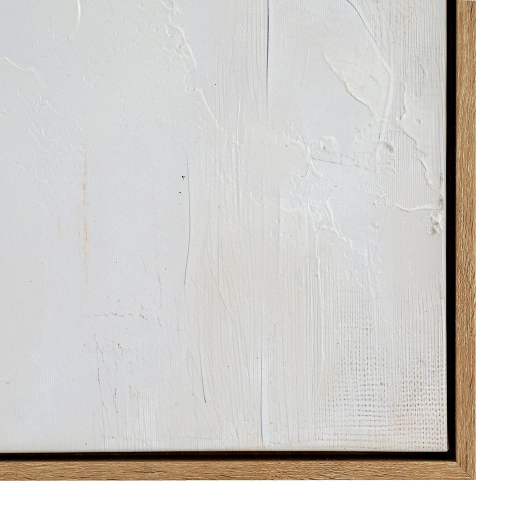 Ashenra Hand Painted Canvas In Frame - Multi-coloured