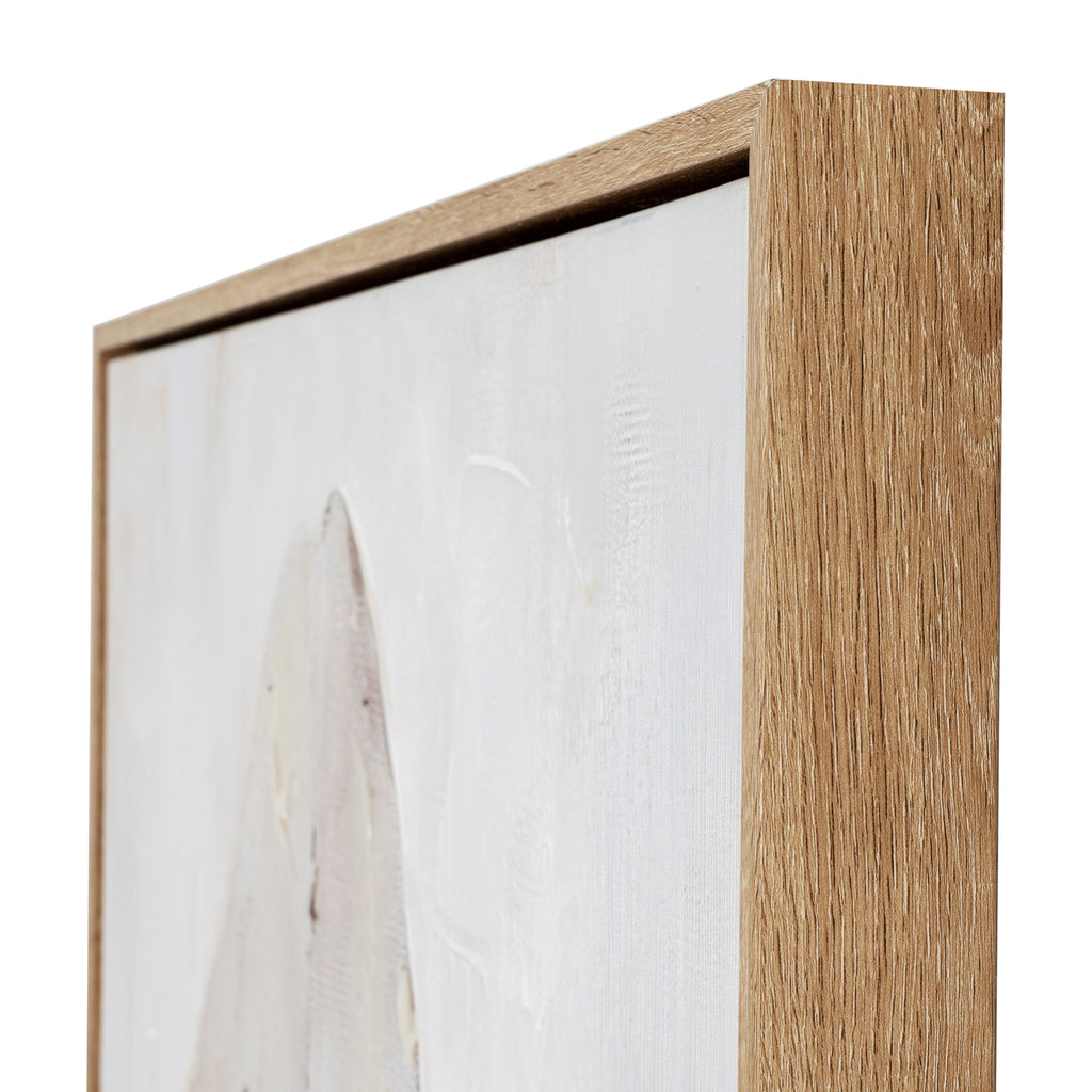 Ashenra Hand Painted Canvas In Frame - Multi-coloured