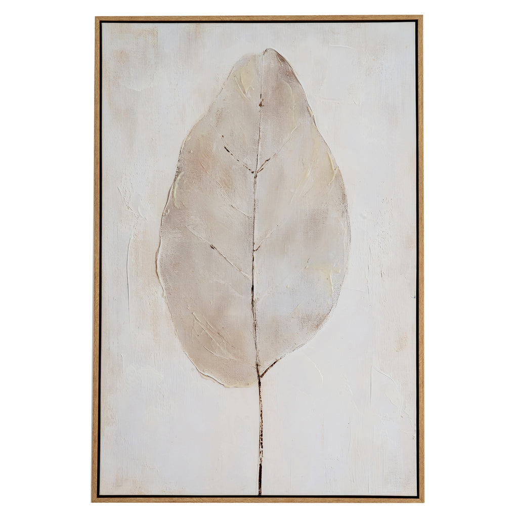 Ashenra Hand Painted Canvas In Frame - Multi-coloured