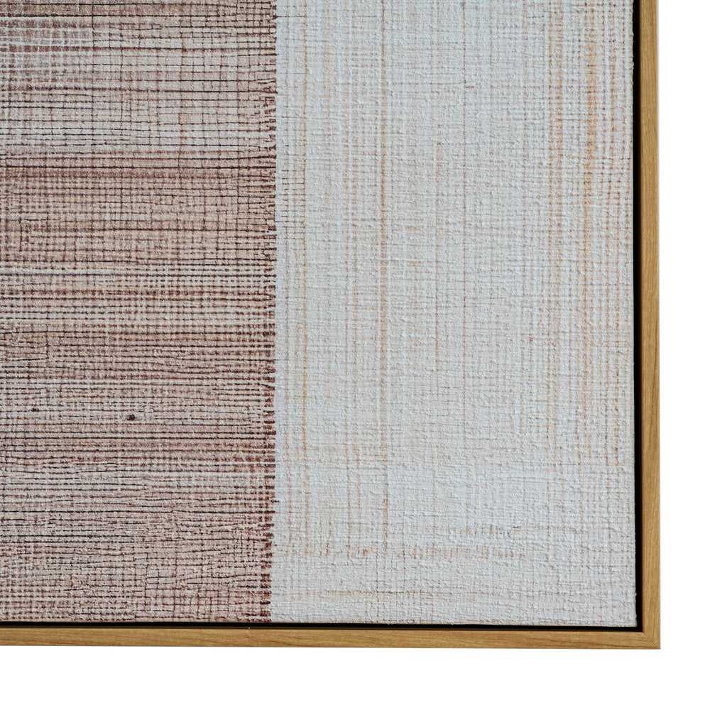 Umbora Hand Painted Canvas In Frame - Multi-coloured