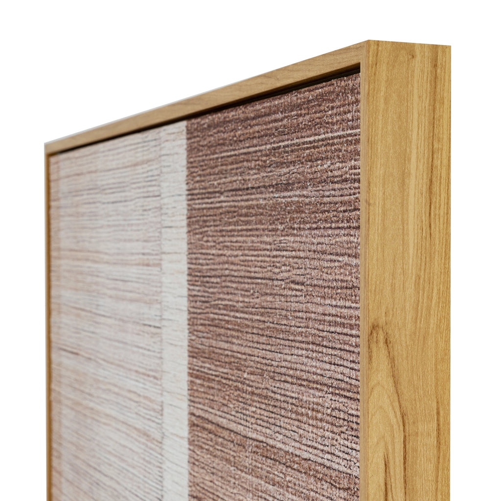 Umbora Hand Painted Canvas In Frame - Multi-coloured