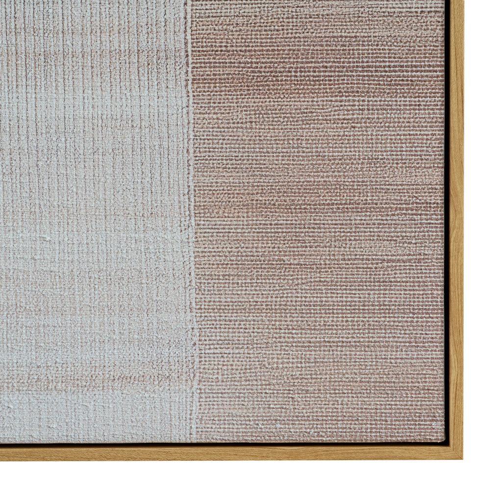 Ivora Hand Painted Canvas In Frame - Multi-coloured