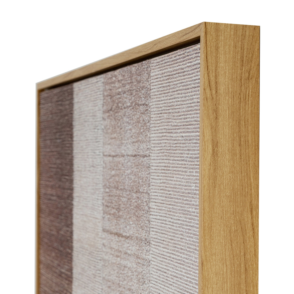 Ivora Hand Painted Canvas In Frame - Multi-coloured