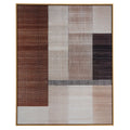 Ivora Hand Painted Canvas In Frame - Multi-coloured