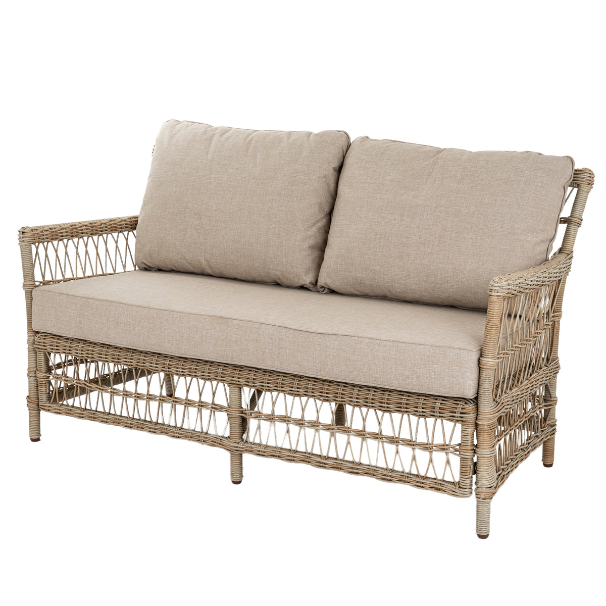 Provence Collection Outdoor 4 Seater Lounge Set - Beige