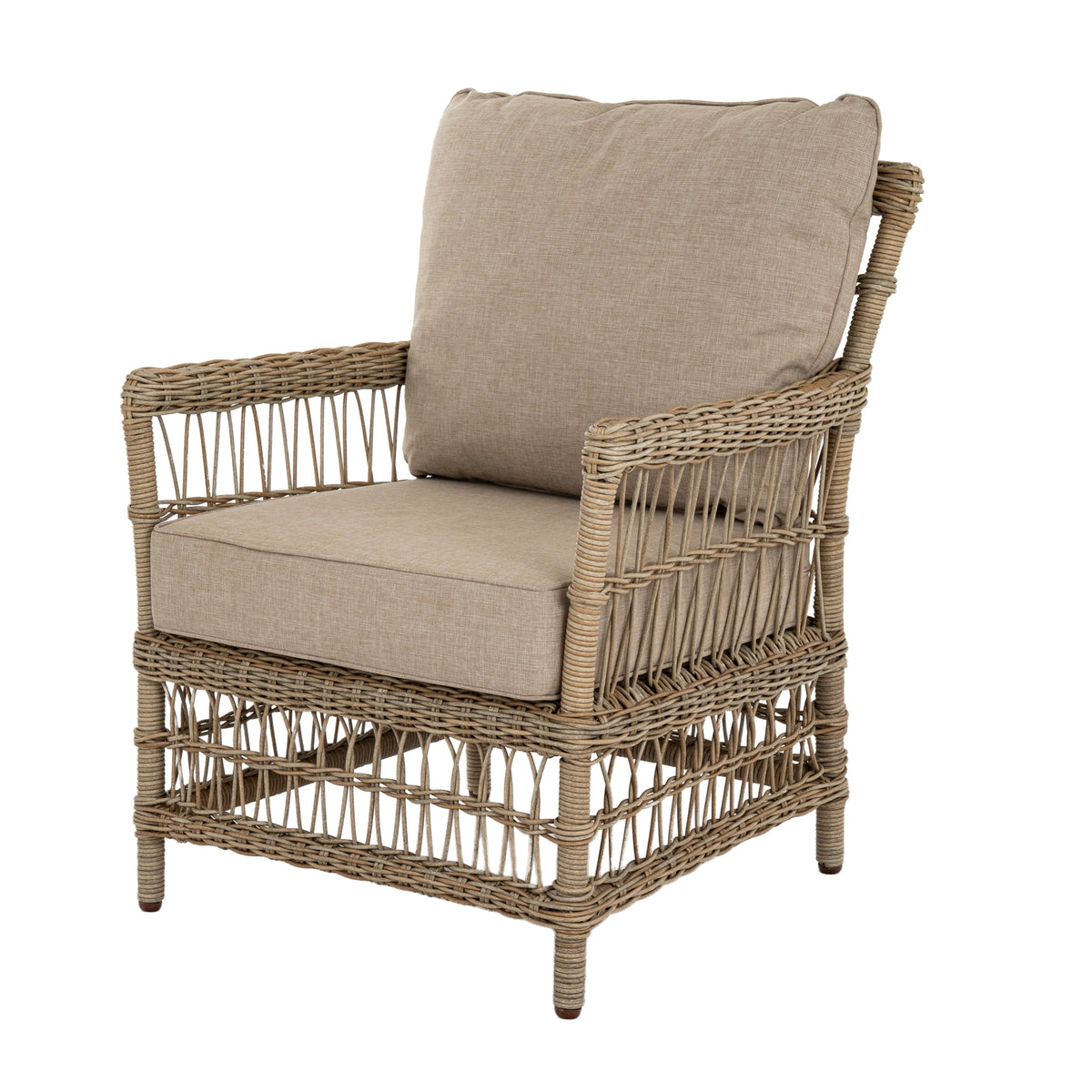 Provence Collection Outdoor 4 Seater Lounge Set - Beige