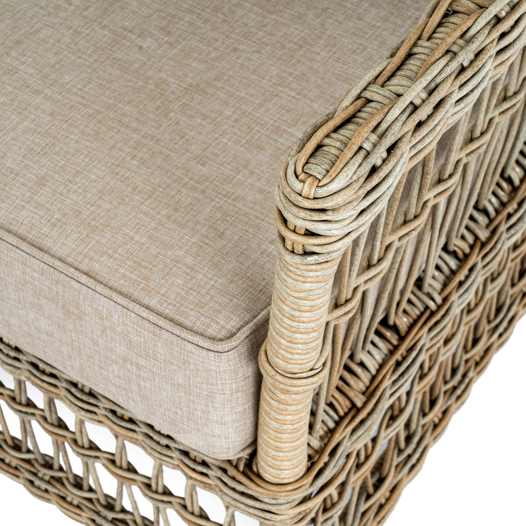 Provence Collection Outdoor 4 Seater Lounge Set - Beige