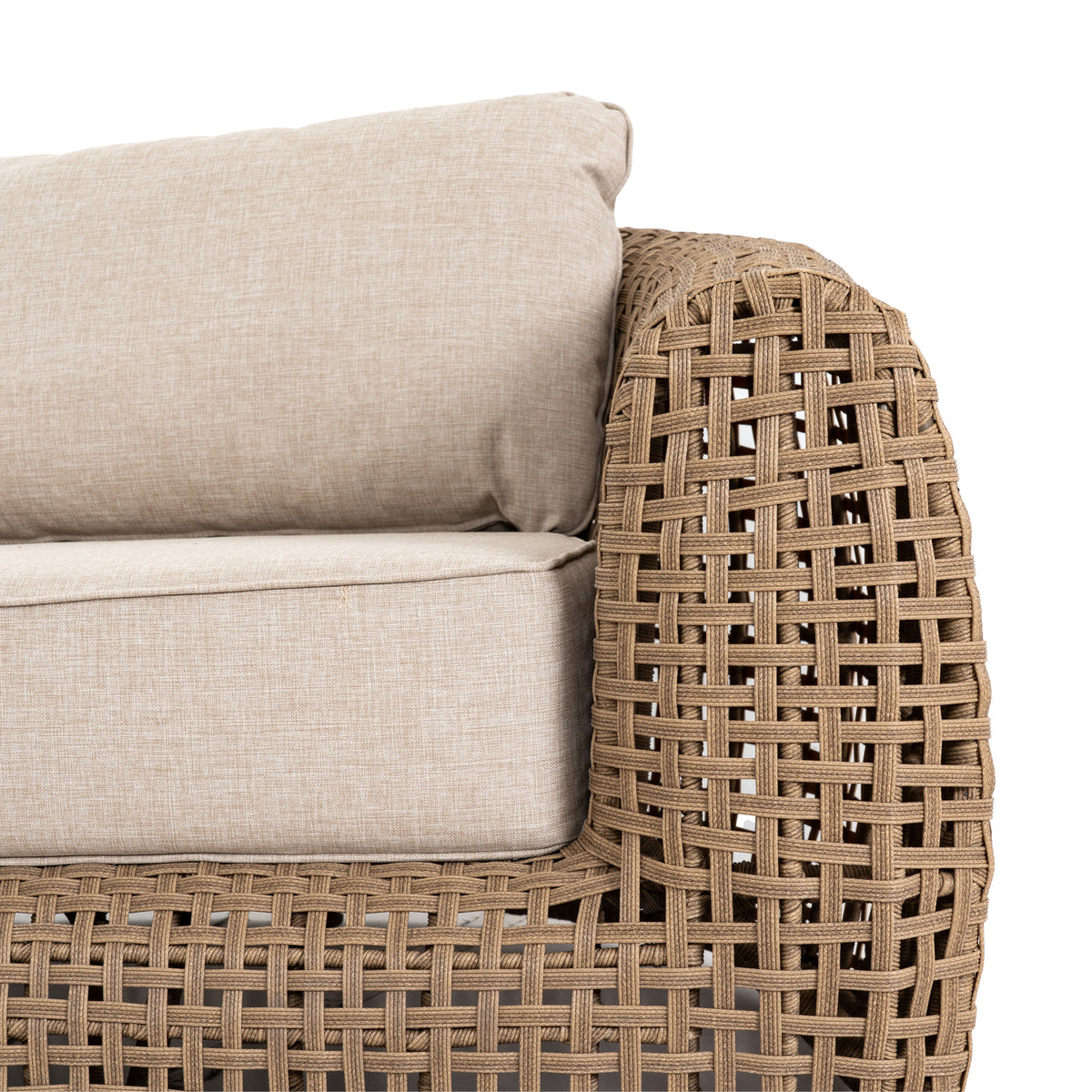 Bloom Collection Outdoor Sofa - Brown